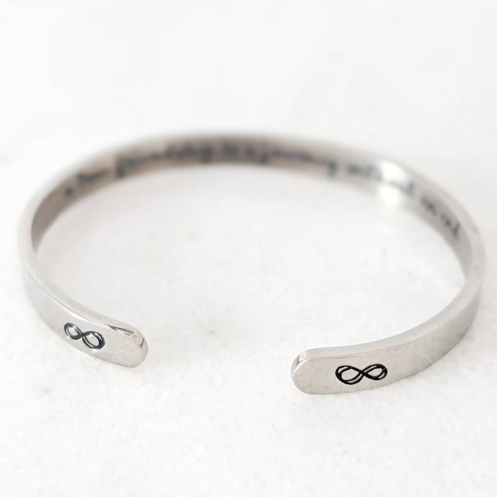 Joycuff A True Friendship is a Journey Without an End Cuff Bracelet - Picture 2 of 3